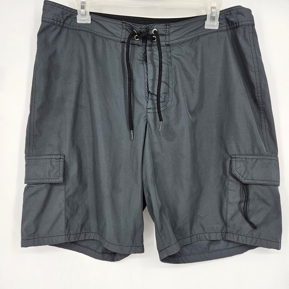 Aether Board Shorts Mens 33 Gray Performance Swim Wear Summer Outdoors‎